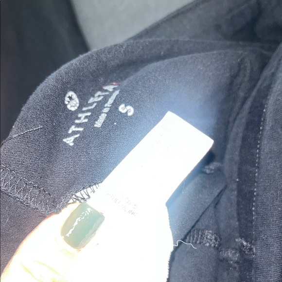 Athleta women’s Brahma black Skirted Leggings Organic cotton Soft size small - Picture 5 of 5